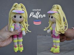 Crochet Barbie doll amigurumi pattern Eng PDF