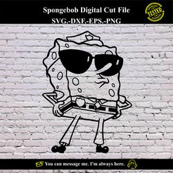 Spongebob Digital Cut File Digital product - instant download