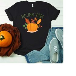 Autumn Vibes t-shirt, Hello Pumpkin Shirt,  Fall Shirt, Pumpkin Shirt, Fall Lover Shirt Thanksgiving Shirt, Fall Shirt