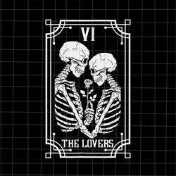 The Lovers Tarot Card Svg, Skeletons Halloween Svg, Skeletons Lovers Svg, Lovers Halloween Svg, Skeletons Halloween Svg