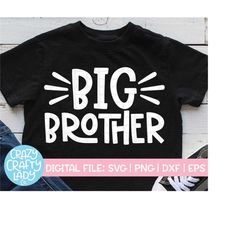 Big Brother SVG, Boy Cut File, Matching Family, Sibling Shirt Saying, Pregnancy Announcement Quote, Promoted, dxf eps pn