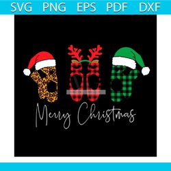 Merry Christmas Ballet shoes svg, png, dxf, eps digital file NCRM14072026