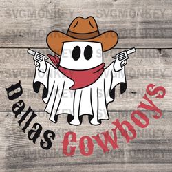 Funny Ghost Dallas Cowboys SVG NFL Team SVG Download SVG DXF PNG EPS