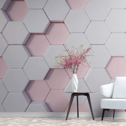 Modern Wallpaper Design Abstract 3D Wallpaper Geometric Wall