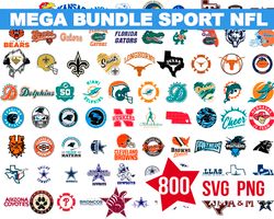 Sports Logo SVG Mega Bundle, Sports SVG, Sport SVG, Baseball svg, Gym svg, Fitness svg, Ski svg,  Sportmen Svg