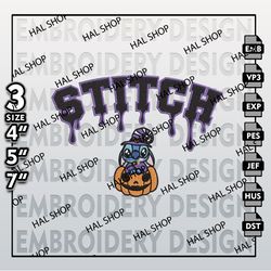 Halloween Embroidery, Horror Machine Embroidery Designsk, Devil Stitch Pumpkin Drop Name Embroidery Files