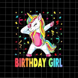 Rainbow Unicorn Birthday Girl Png, Birthday Girl Unicorn Png, Girl Pop It Birthday Png, Birthday Girl Png, Unicorn Birth