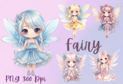 Fairy Clipart,pastel Fairy, Transparent background fairy clipart, fairy png