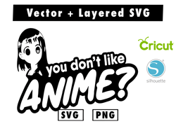 you dont like anime svg and png files for cricut machine , anime svg , manga svg , Goku svg