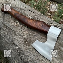 Item Detail:  Material: High Carbon steel Technique: Handmade  Package Contents:  1 x Axe 1 x Leather Sheath  MEASUREMEN