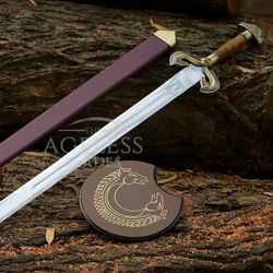Handcrafted Herugrim sword, Forged for king Theoden , lord of the rings collection replica sword, Gift for boyfriend,