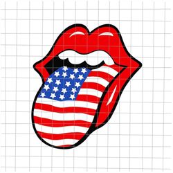 Tongue American Flag Svg, Funny Tongue 4th Of July Svg, Tongue Flag Usa Svg, American Flag Svg, Patriotic Day Svg, Fourt