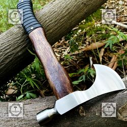 axe custom handmade carbon steel tomahawk, hatchet axe integral axe throwing axe