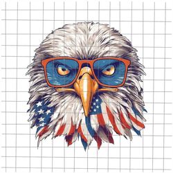 4th Of July Png, American Bald Eagle Mullet Png, America Eagle 4th Of July Png, Eagle Mullet Png, Patriotic Day Png, Fou