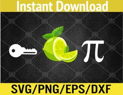 Funny Pi Day Key Lime Pie Math Teacher Nerd Svg, Eps, Png, Dxf, Digital Download