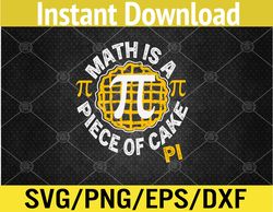 Pi Day Pie Svg, Eps, Png, Dxf, Digital Download