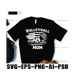 volleyball design art modern volleyball svg volleyball svg 2022 - american flag volleyball mom