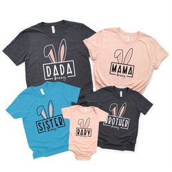 Bunny Family Shirts | Bunny Shirts | Family Matching T-shirts | Family Tees | Matching family | Mama Bunny Shirt| Daddy