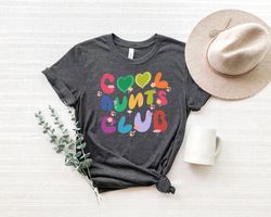Cool Aunts Club Shirt, Moms Club Sweatshirt,Mama Shirt,New Mom Gift,Mom Birthday Gift,Pregnancy Announcement Shirt,Mothe