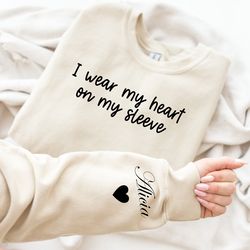 Custom Mama Sweatshirt with Children Name on Sleeve, New Mom Gift, Gift for Mom, Mothers Day Gift, Personalized Mama Swe