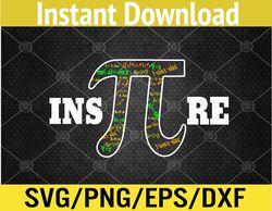 Inspire Pi - 3.14 Math Teacher Pi National Day Academic Svg, Eps, Png, Dxf, Digital Download