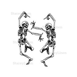 Dancing skeletons svg, Halloween svg, Skeleton funny dance svg, Halloween svg