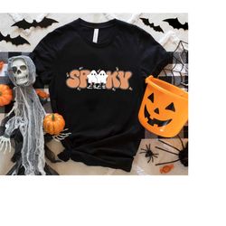 Spooky Shirt, Halloween Shirt, Happy Halloween Shirt, Halloween Shirt Women,Halloween Shirt, Ghost,Scary Shirt,Halloween