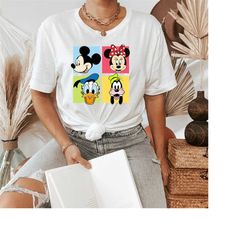 Mickey And Friends Minnie Donald Daisy Goofy Pluto T-shirt, Disney Shirts, Disney Vacation Shirt, Disneyworld Shirts, Di