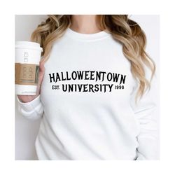 Halloweentown University Svg files for Cricut, Funny Halloween Town svg for shirts, Sublimation Png Clipart Sticker Inst