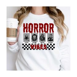 Horror Vibes Svg, Horror Characters Svg, Horror Friends svg, Horror Halloween svg, Character Horror svg, Digital Downloa