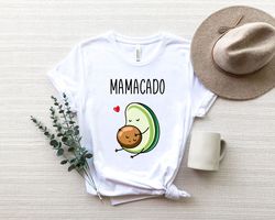 Mamacado Shirt, Avocado Pregnancy Announcement Shirt, Pregnancy Shirt, Funny Mom Shirt, Shirts for Her, Mother's Day Gif