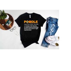 Poodle Definition Shirt, Poodle Mom T-Shirt, Poodle Gifts, Poodle Dog Mom Sweatshirt, Dog Lover Gift,Animal Lover Gift,D