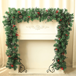 Green Encrypted 2.7m Christmas Cane With Lights Decoration