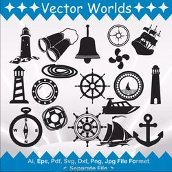 Nautical svg, Nautica's svg, Nautical, Boat, SVG, ai, pdf, eps, svg, dxf, png, Vector