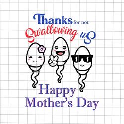 Thanks For Not Swallowing Us Svg, Funny Mom Svg, Dance Mom Svg, Funny Quote Wife Husband Svg, Spoiled Wife Svg, Funny Mo