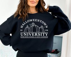 Halloweentown University Sweatshirt, Halloween Town Crewneck, Halloweentown Hoodie, Halloween Lover Sweater, Spooky Seas