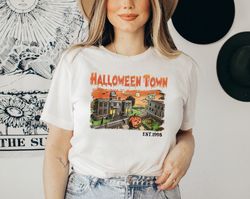 Vintage Halloweentown Est 1988 T-shirt, Disney Halloween Shirt, 2023 Halloween Party Shirt, Fall Pumpkin Shirt, Spooky H