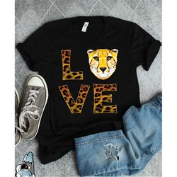 Love Cheetahs Shirt  Safari Animal Conservation and Rescue Gift TShirt