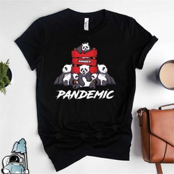 Panda Pandemic Shirt, Panda Shirt, Panda Bear Shirt, Love Pandas, Animal Lover, Funny Panda Gifts, Panda Art Print, Funn