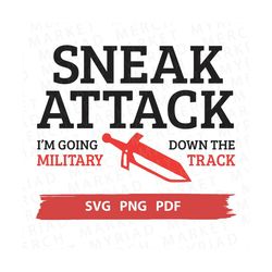 Tapestry Board Game Inspired SVG PNG PDF | Sneak Attack Military Track | Clipart for Cricut/Silhouette | Vector Cut File