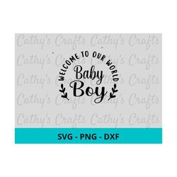 welcome to our world baby boy svg png dxf. baby boy svg. new baby boy svg. new baby svg. welcome baby boy svg.