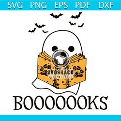 Booooooks Boo Read Books Halloween Svg Png Eps Dxf, svg cricut, silhouette svg files, cricut svg, silhouette svg, svg de