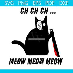 Jason Cat SVG, Halloween SVG, Cat SVG, Animal SVG, Jason S, svg cricut, silhouette svg files, cricut svg, silhouette svg