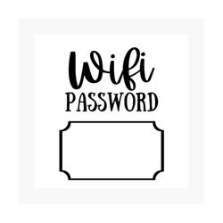 Wifi Password SVG - cricut, svg, png, pdf