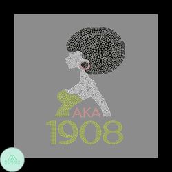 Aka girl 1908, aka sorority gift, aka sorority svg, Aka svg, aka shirt