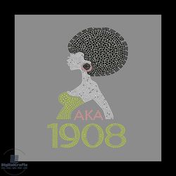 Aka girl 1908, aka sorority gift, aka sorority svg, Aka svg, aka shirt