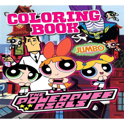 power puFF girl Coloring Pages , Printable Coloring Sheet Instant Download