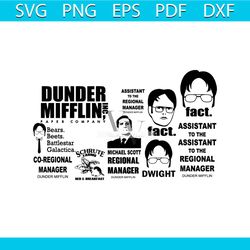The Office TV Show SVG, PNG, DXF, Dunder Mifflin Svg, Trending Svg