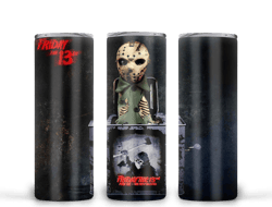 Jason Voorhees Friday 13th 20oz Skinny Tumbler Sublimation Designs, Horror Tumbler PNG, Halloween Tumbler PNG, Png File