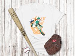 baseball shirt, baseball player gift, baseball anime shirt, anime sports lover t-shirt, baseball t-shirt, baseball tee,